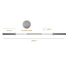 CrossTraining Barbell PRO 220 cm Barbells Lacertosus