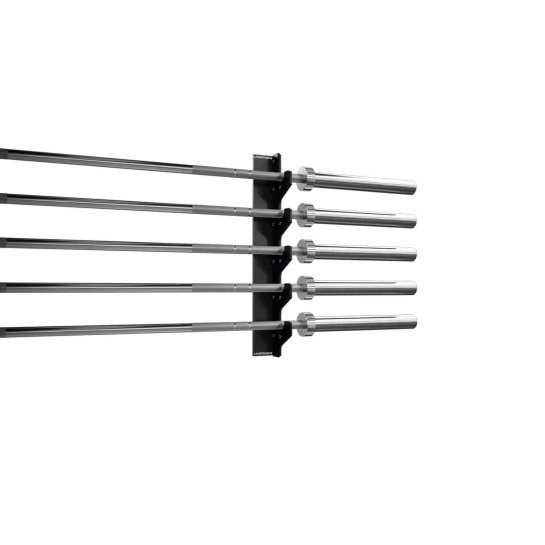 Rack pentru bare olimpice de perete x 5 - 0805698482745 - WBR5-E