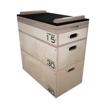 Jerk Block SET 90 cm ELITE Scatole Plyo in legno per