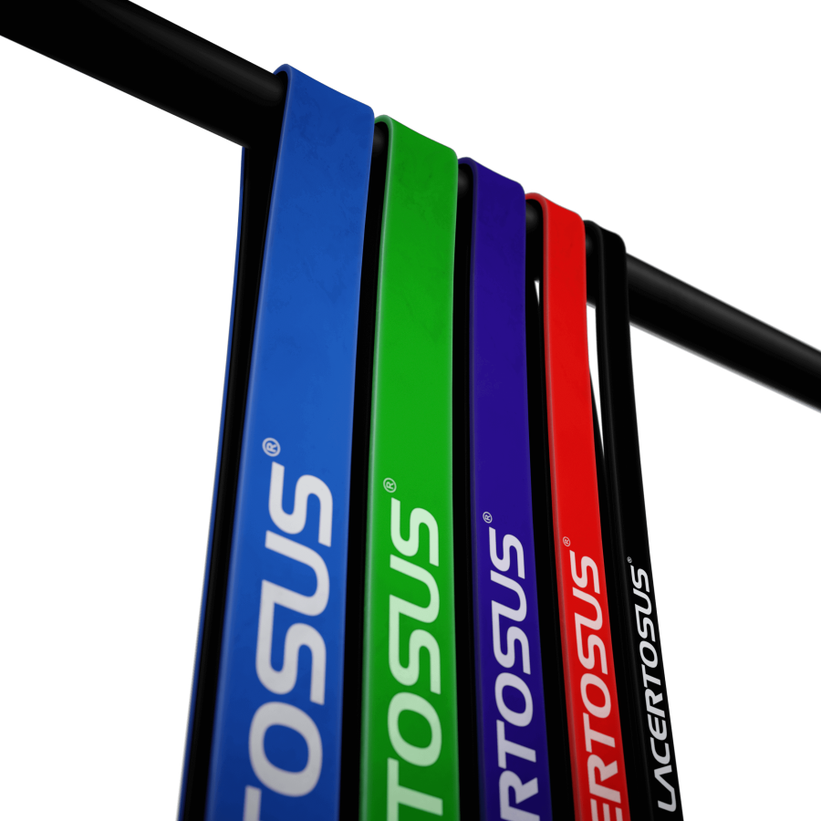 Set benzi elastice Rubber Power (1m) Benzi elastice fitness -