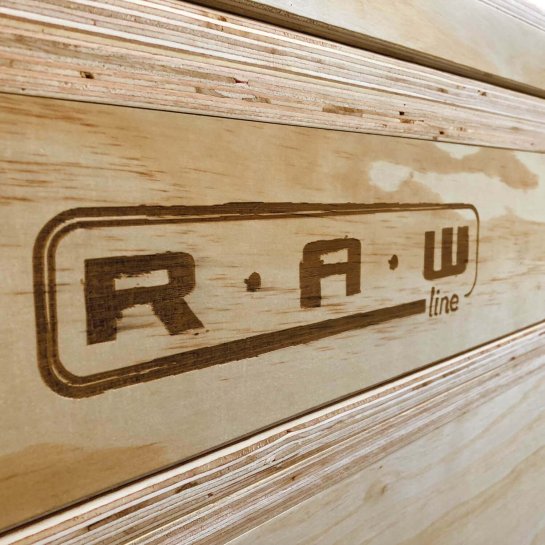 Jerk Block RAW SET Scatole Plyo in legno per allenamento -