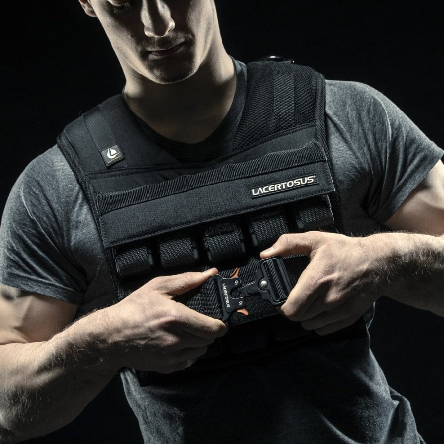 Weight Vest 20 Kg Adjustable Weights Vest Lacertosus
