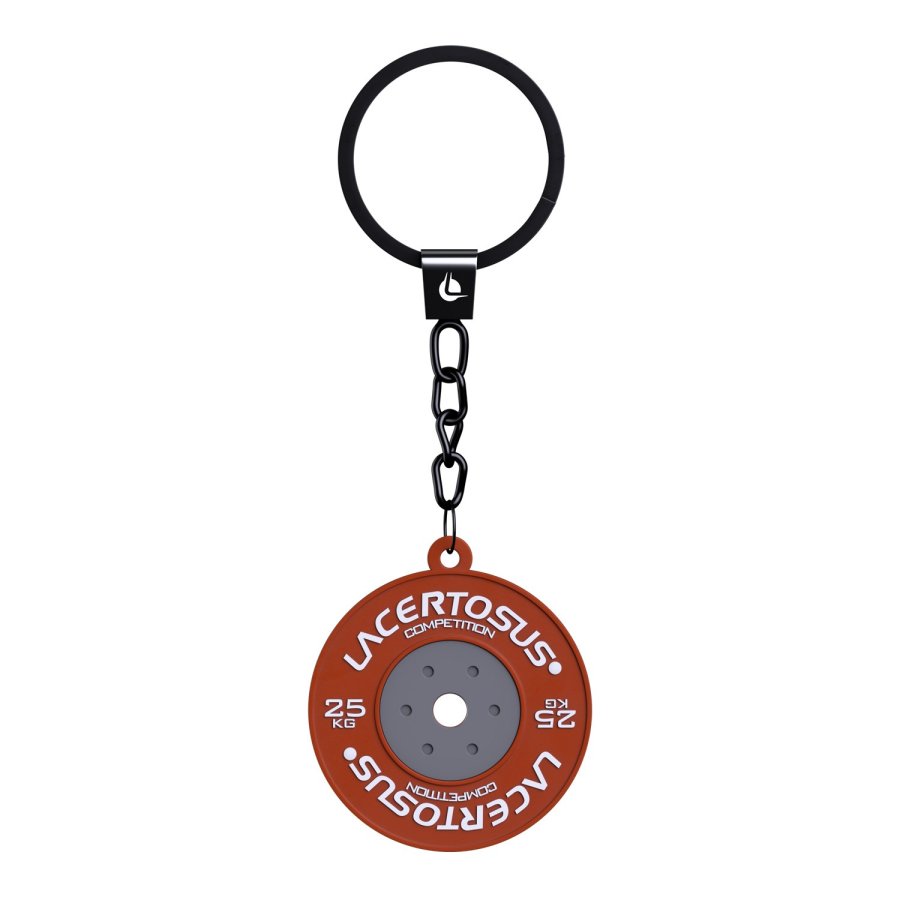 Breloc Lacertosus Bumper Plate roșu Breloc