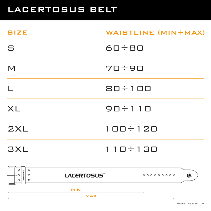 Centură Powerlifting 10mm - mărimea XL Curele și Suporturi pentru