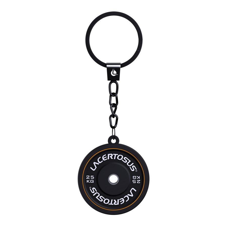 Portachiavi Lacertosus Bumper Plate nero Portachiavi