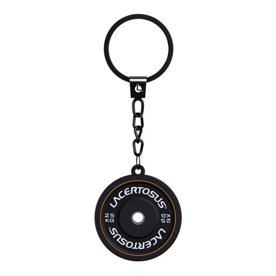 Portachiavi Lacertosus Bumper Plate nero Portachiavi