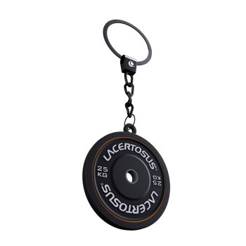 Breloc Lacertosus Bumper Plate negru Breloc