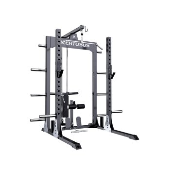 Half Rack PRO Set con Lat Machine Half Racks & Stand -