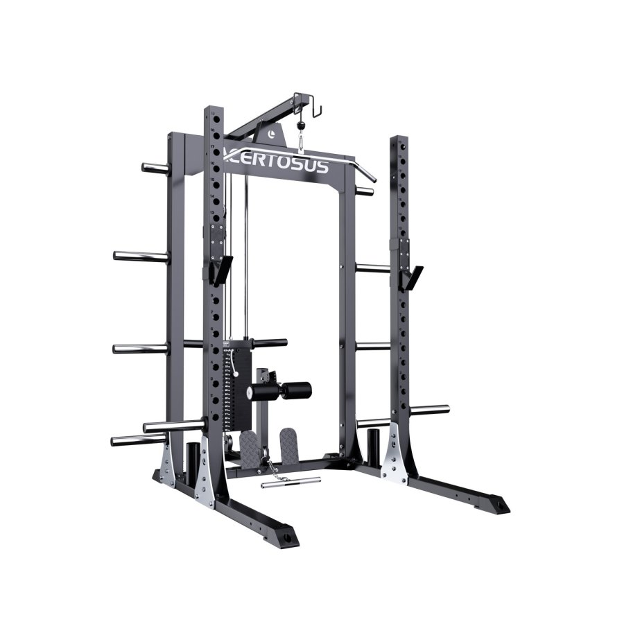 Set Half Rack PRO cu Lat Machine Half Racks & Stand -