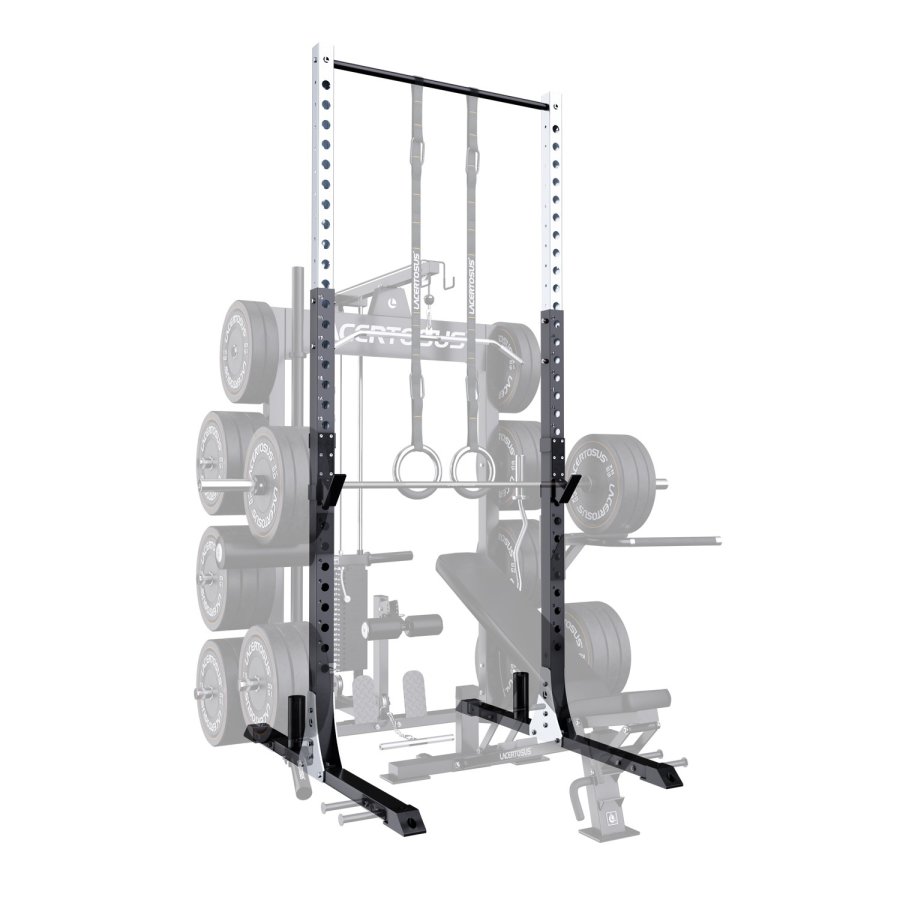 Half Rack PRO Set cu Lat Machine Half Racks & Stand -