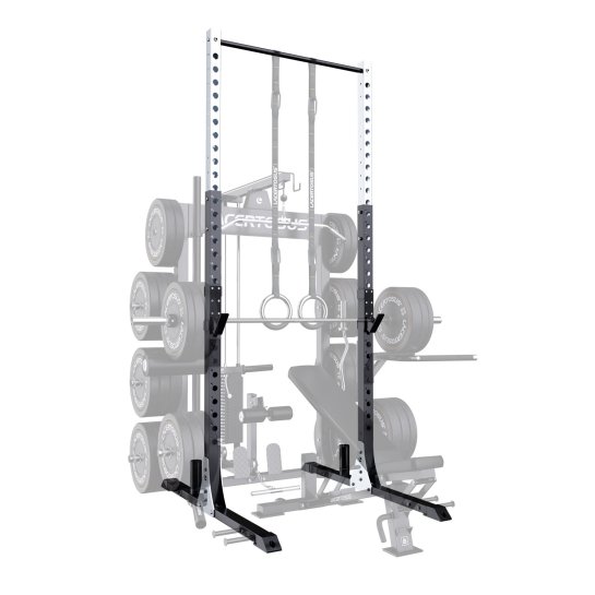 Half Rack PRO Set cu Lat Machine Half Racks & Stand -