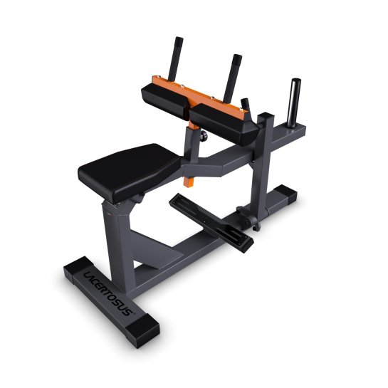 Seated Calf Machine Clubine Lacertosus - Plate Loaded Attrezzi