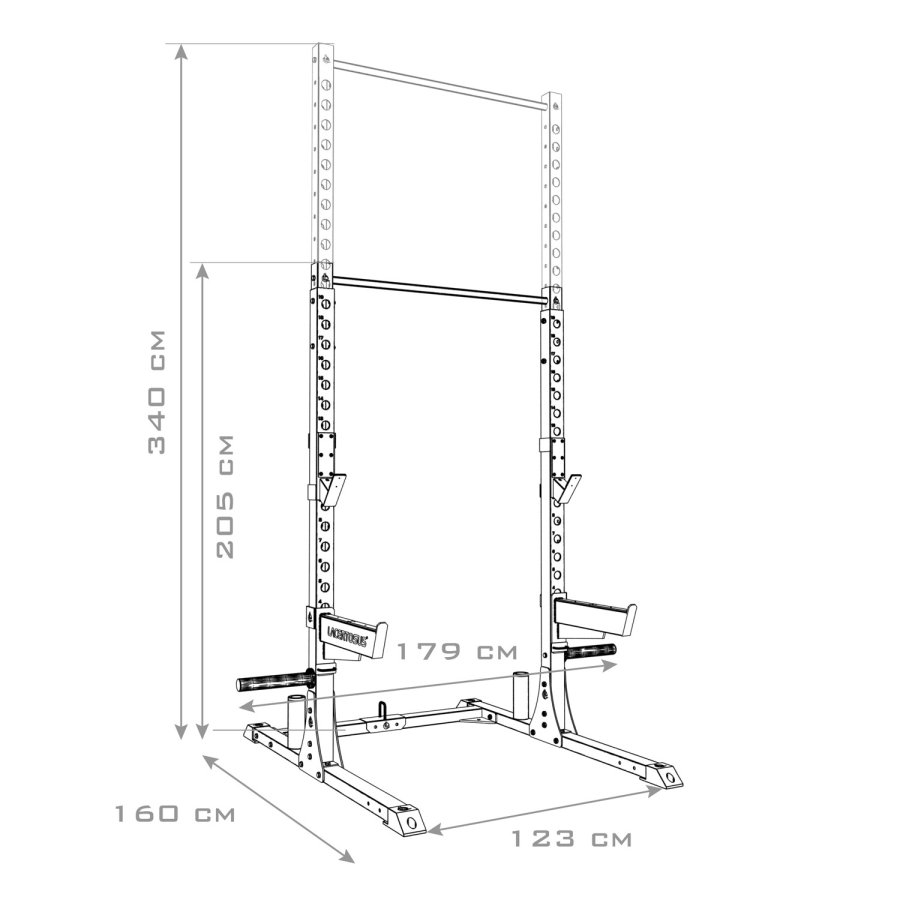 Half Rack PRO Set 1 Half Racks & Stand - 0805698478502 -