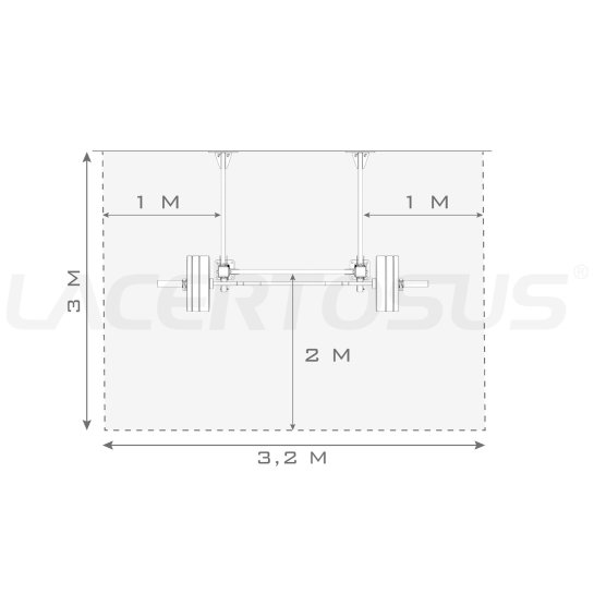 ELITE RIG 3.0 RACK de Perete - 120 Elite Rig a Muro - 0805698478892 -