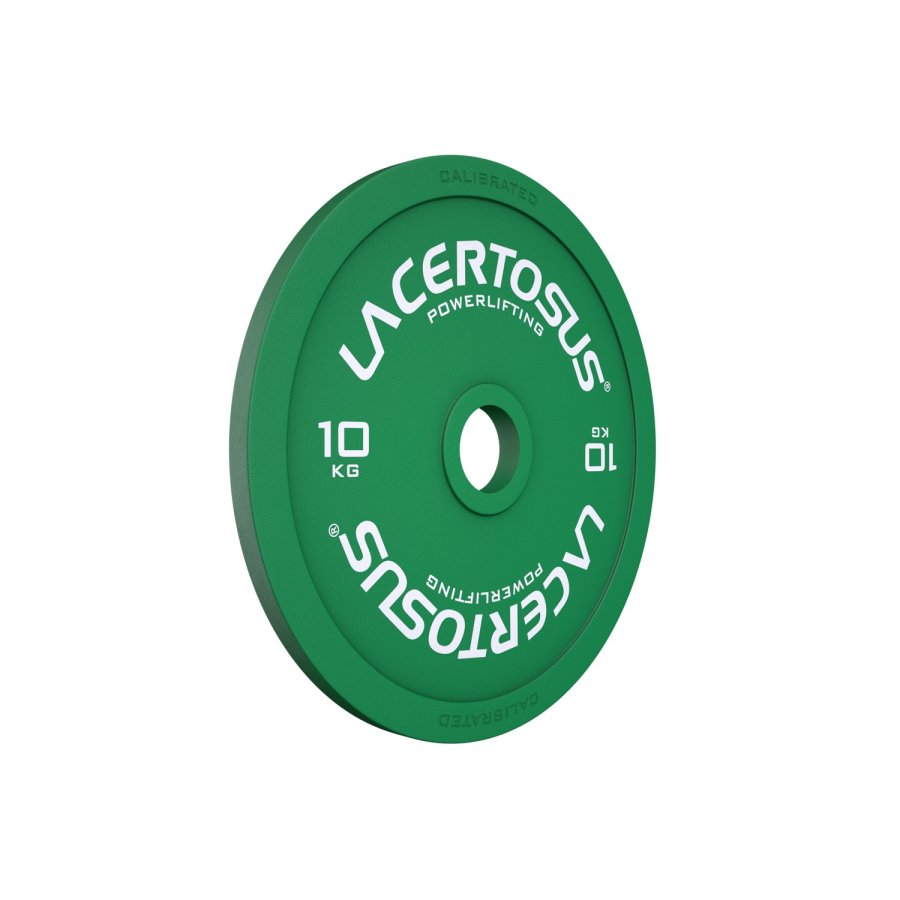 Powerlifting Plate Calibrated 10Kg Dischi pesi - 0805698479554