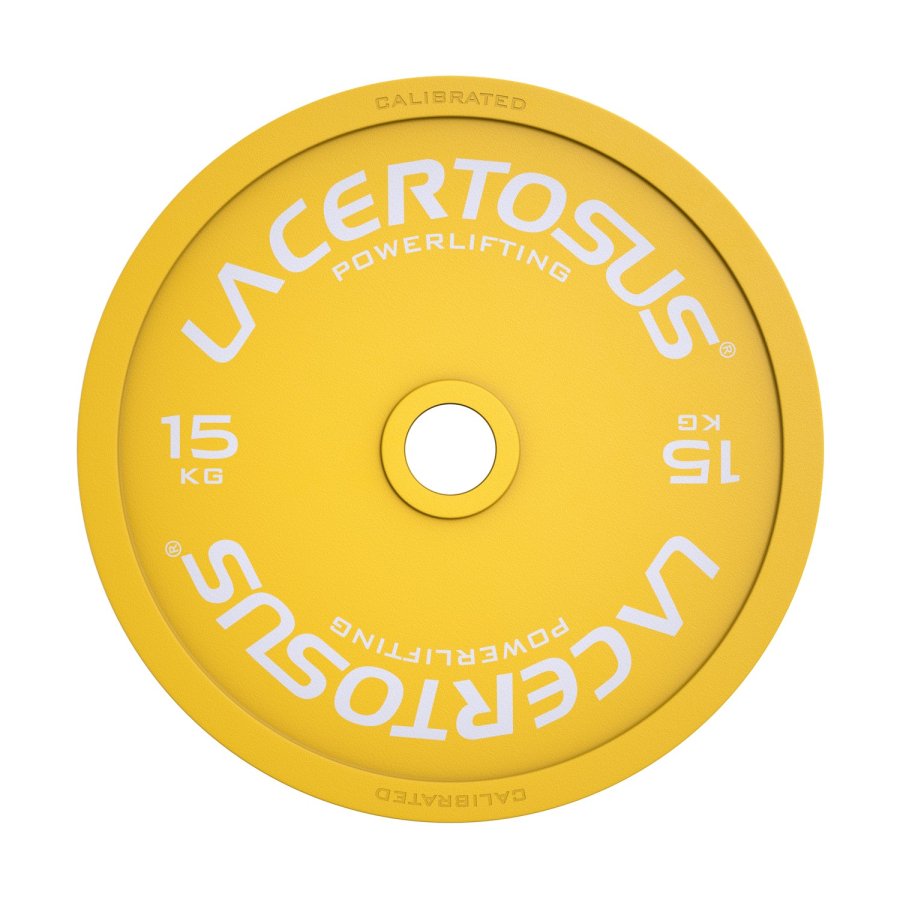 Powerlifting Plate Calibrated 15Kg Dischi pesi - 0805698479325