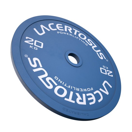 Powerlifting Plate Calibrated 20Kg Dischi pesi - 0805698479561