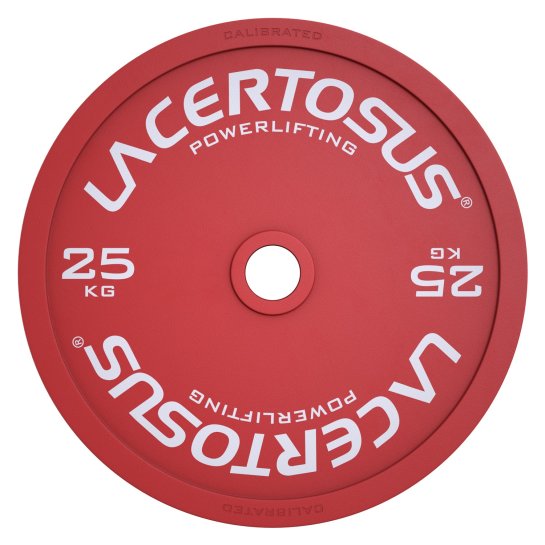 Powerlifting Plate Calibrated 25Kg Dischi pesi - 0805698479332