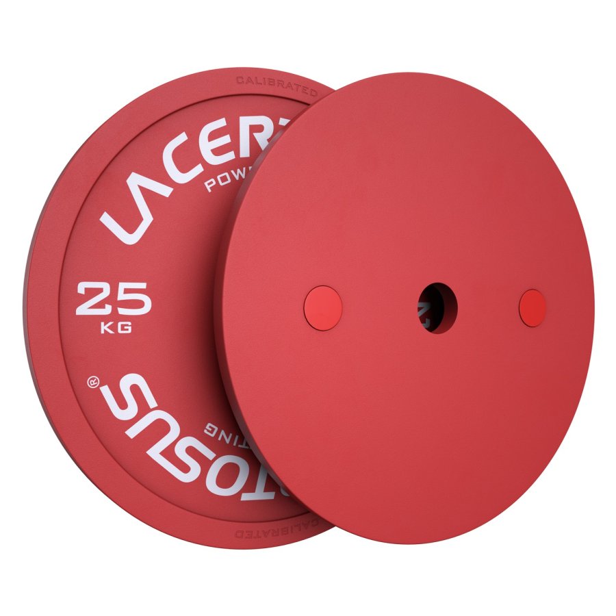 Powerlifting Plate Calibrated 25Kg Dischi pesi - 0805698479332
