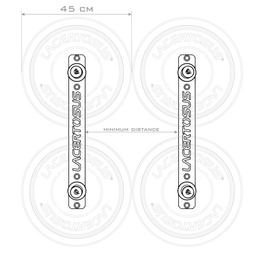 Vertical Bumper Rack SLIM Rastrelliere porta dischi -