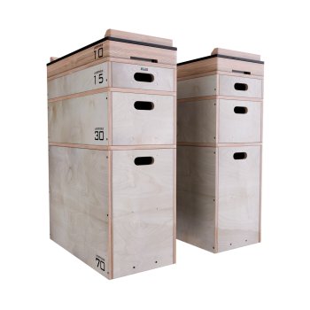 Jerk Block SET ELITE 125 cm Scatole Plyo in legno per