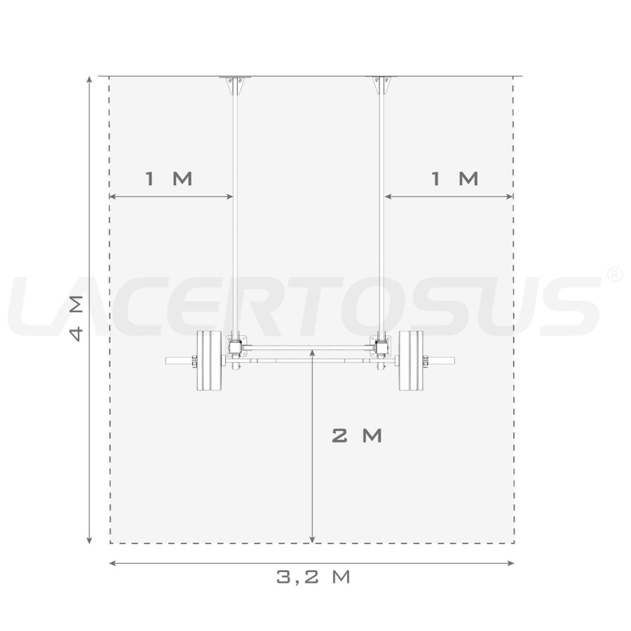 ELITE RIG 3.0 Wall RACK-120 h 340 Elite Rig a Muro -