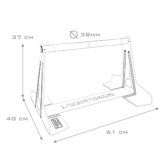 Parallettes PRO Parallele per palestra - 0805698483285 - PT-P