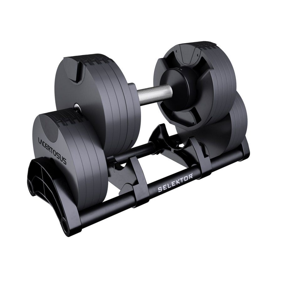 SELEKTOR SET - Adjustable Dumbbell 2-32Kg (pair) with Rack