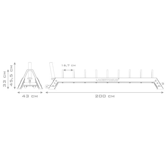 Rastel Discuri Elite - Soluție Compactă și Robustă pentru Sală