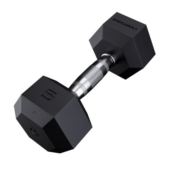 Sechskant-Gummi-Hantel 5kg