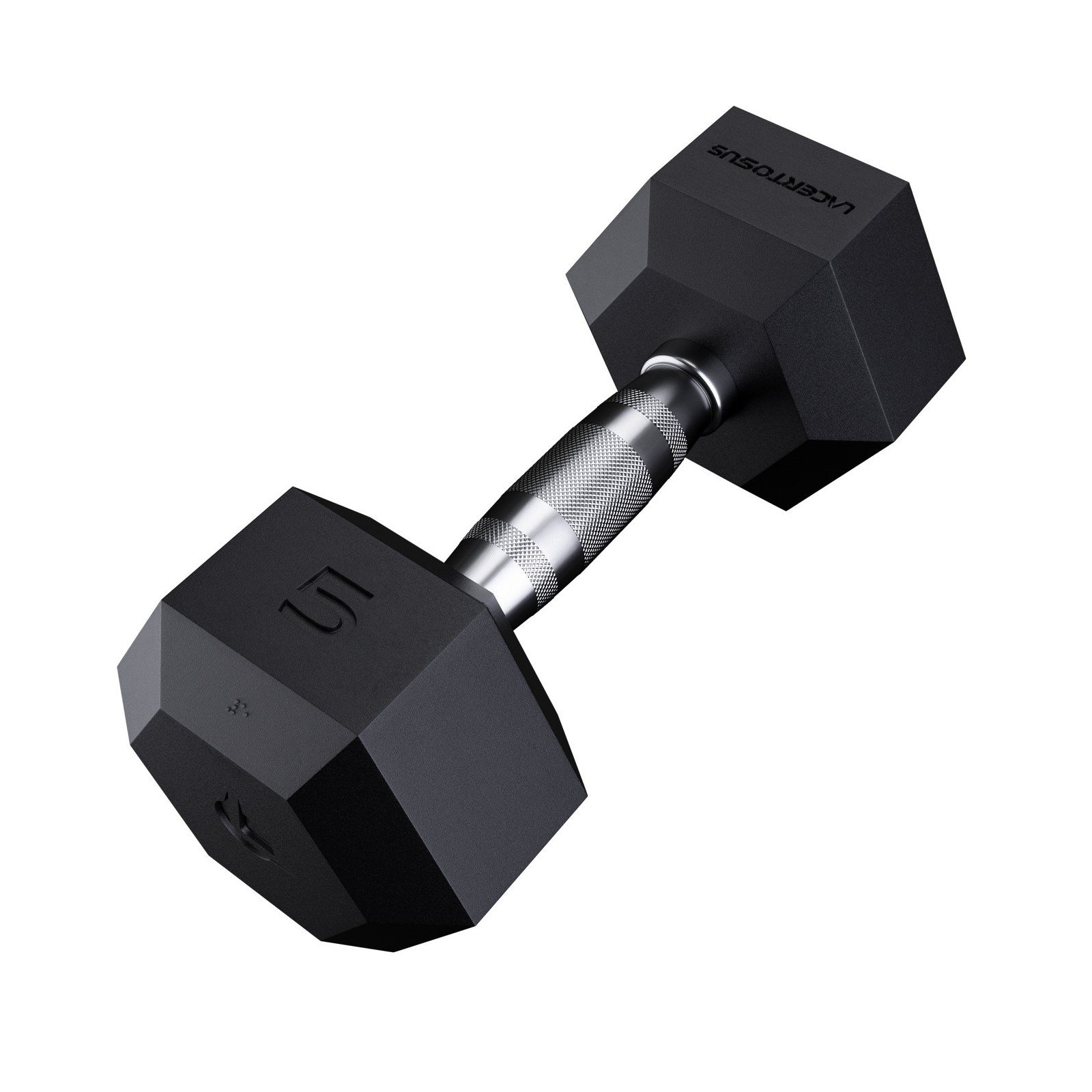 Manubrio Nero 6 Kg FitLover - In PE Con Sabbia, Forma Esagonale Anti-Rotolamento - Foto 4
