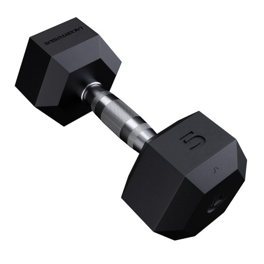 Sechskant-Gummi-Hantel 5kg