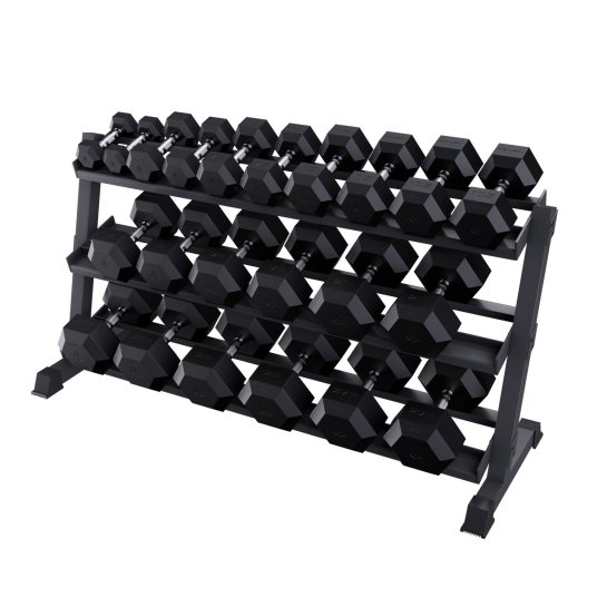 Dumbbells Set TRAINING + Rack HERO 2 - 40 Kg Lacertosus