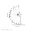 Compact wall cable columns - Adjustable Wall Mounted Pulley Tower