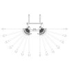 Compact wall cable columns - Adjustable Wall Mounted Pulley Tower