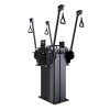 Compact wall cable columns - Adjustable Wall Mounted Pulley Tower