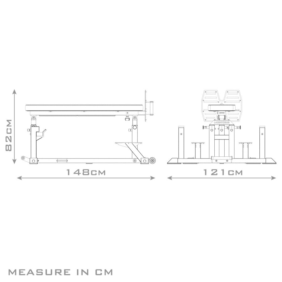 Seal Row Bench Lacertosus® - Banc Réglable Gain de Place