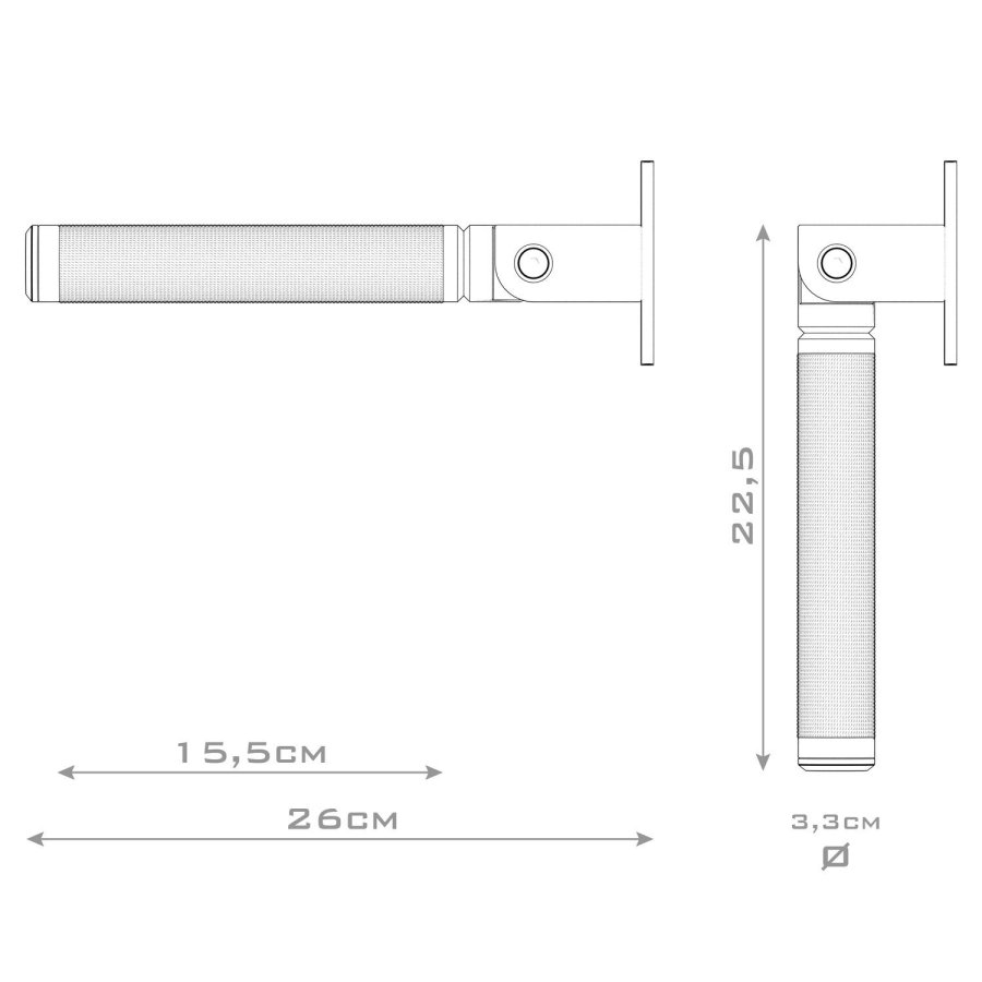 Maniglie Foldable per Panca LAB | Accessorio PRO Lacertosus