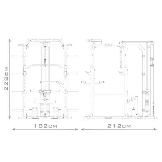 Power Rack Pro Monster Set | Versatilità e Solidità Estreme