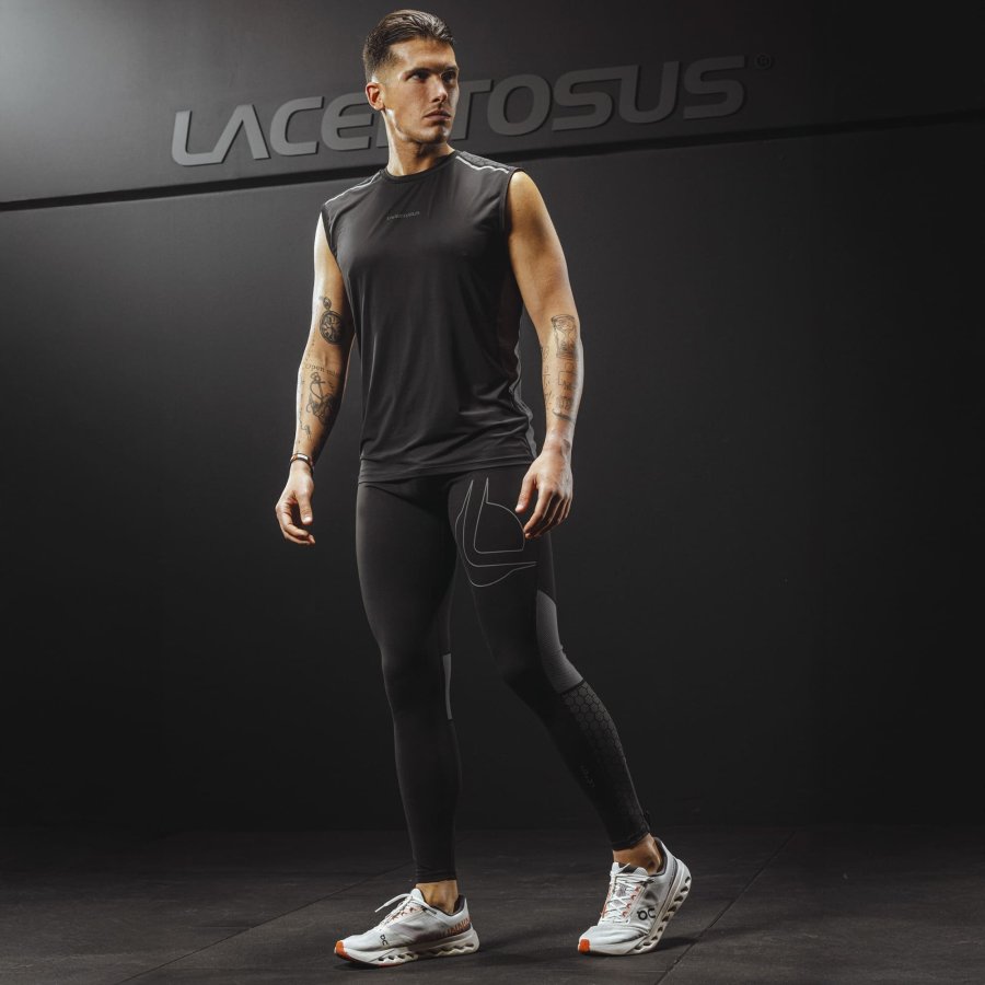 Leggings de compresión hombre Lacertosus® secado rápido