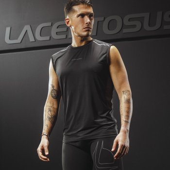 Lacertosus® Trainingstanktop Herren Quick-Dry