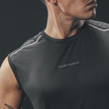 Lacertosus® Trainingstanktop Herren Quick-Dry