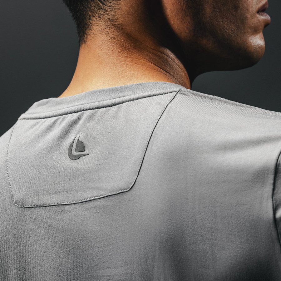Men's Grey Technical T-shirt Lacertosus® Quick-Dry