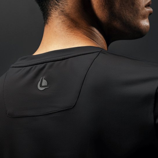 Technisches Herren-Shirt Schwarz Lacertosus® Quick-Dry