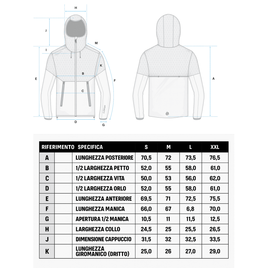 Giacca Antivento Uomo Lacertosus® Leggera DWR