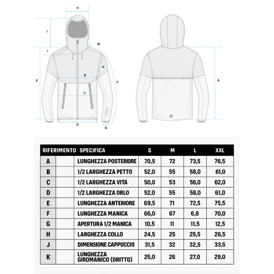 Giacca Antivento Uomo Lacertosus® Leggera DWR