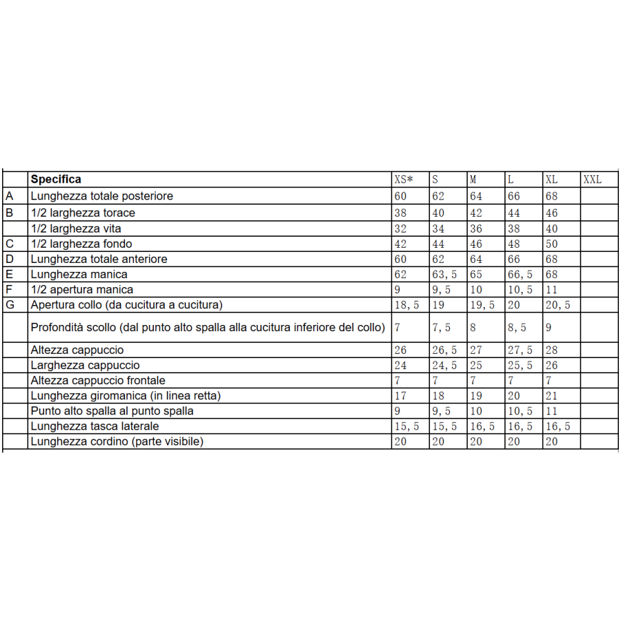 Felpa Donna Tecnica Zip e Cappuccio