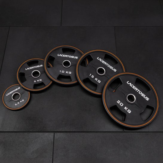 Pro Grip PU Hantelscheibe Lacertosus mit Braille