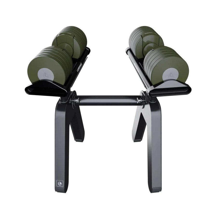 SELEKTOR SET Manubri Regolabili 2-40 verde con Rastrelliera