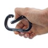 Moschettone Black Accessori per corde allenamento fitness -